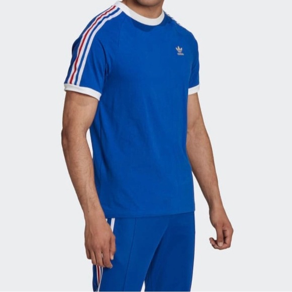 🇮🇹🇪🇸🇨🇭🇫🇷Adidas Originals FB Nations ringer tee Red / Gold / Blue / Green - Picture 10 of 15